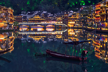 Image showing Feng Huang Ancient Town (Phoenix Ancient Town) , China