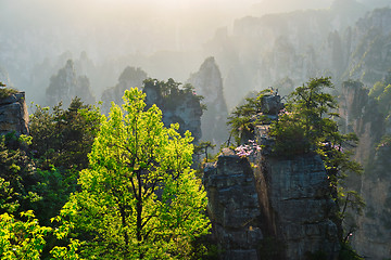 Image showing Zhangjiajie mountains, China