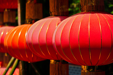 Image showing Chinese traditional lanterns