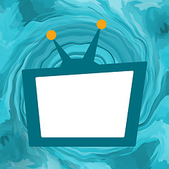 Image showing TV set background