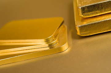 Image showing gold ingots