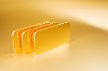 Image showing gold ingots