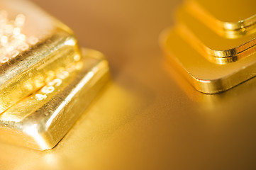 Image showing gold ingots