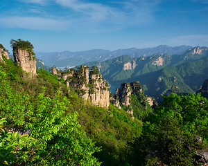 Image showing Zhangjiajie mountains, China