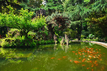 Image showing Wangjianglou park. Chengdu, Sichuan, China