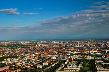 Image showing Aerial view of Munich. Munich, Bavaria, Germany