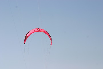 Image showing Flying Kite for kiteboard