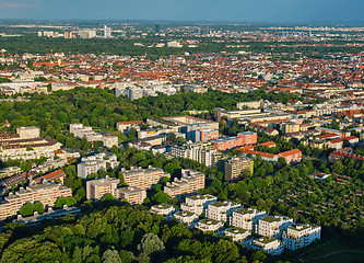 Image showing Aerial view of Munich. Munich, Bavaria, Germany