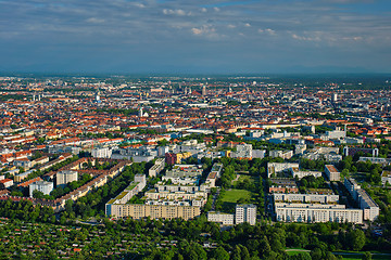 Image showing Aerial view of Munich. Munich, Bavaria, Germany