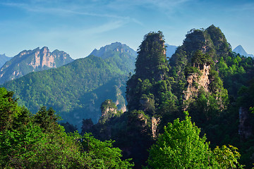 Image showing Zhangjiajie mountains, China