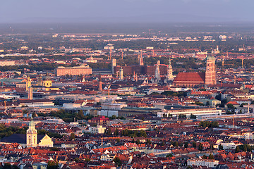 Image showing Aerial view of Munich. Munich, Bavaria, Germany