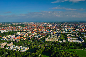 Image showing Aerial view of Munich. Munich, Bavaria, Germany