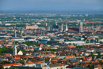 Image showing Aerial view of Munich. Munich, Bavaria, Germany