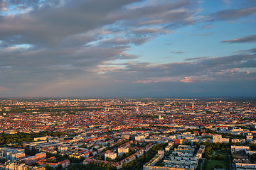 Image showing Aerial view of Munich. Munich, Bavaria, Germany