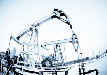 Image showing two oil pump