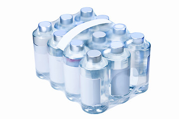 Image showing box of bottled water