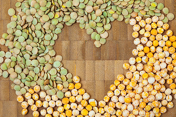 Image showing peas and lentils