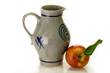 Image showing Apple and Jug