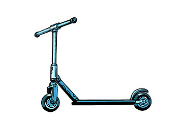 Image showing Kick Scooter youth transport