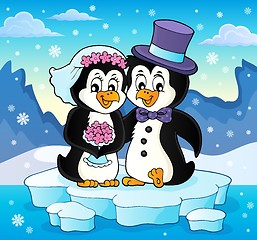 Image showing Penguin wedding theme image 4