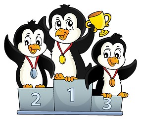 Image showing Penguin winners theme image 1