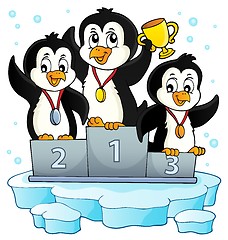 Image showing Penguin winners theme image 2