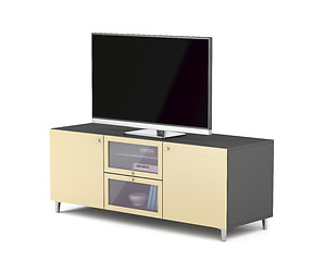 Image showing Tv on modern tv stand