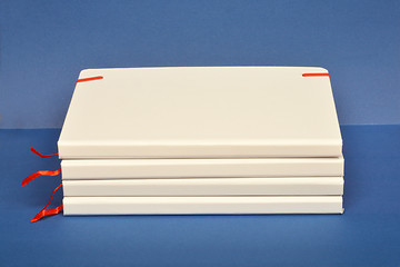 Image showing Four notebooks