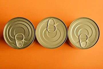 Image showing Food cans