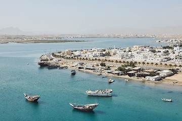 Image showing Coastline of old city Sur