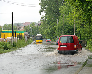 Image showing Flooded Road