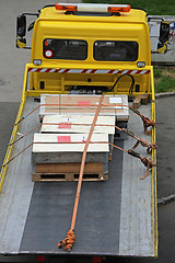 Image showing Pallets at Truck