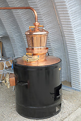 Image showing Copper Still Distiller