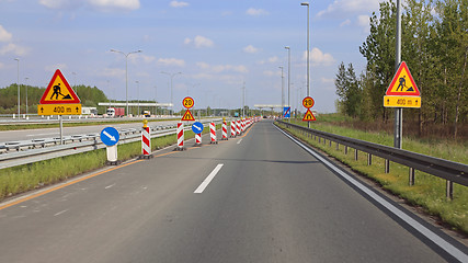 Image showing Road Works