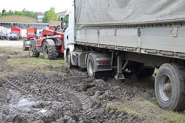 Image showing Stuck in Mud