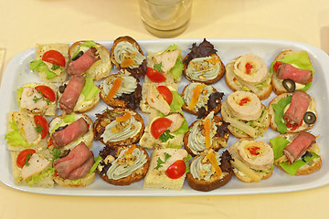 Image showing Small Sandwiches