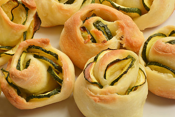 Image showing Zucchini rolls