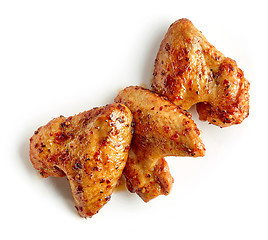 Image showing roasted spicy chicken wings