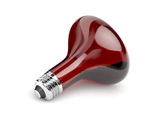 Image showing Infrared bulb on white background