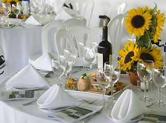 Image showing Luncheon Table