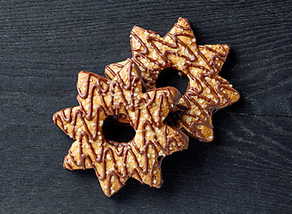 Image showing star shaped cookies