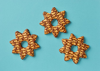 Image showing star shaped cookies