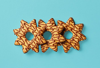 Image showing star shaped cookies