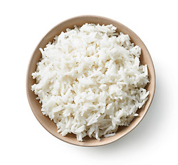 Image showing bowl of boiled rice