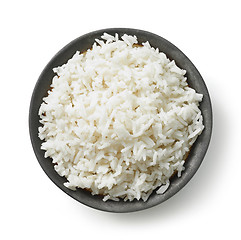 Image showing bowl of boiled rice