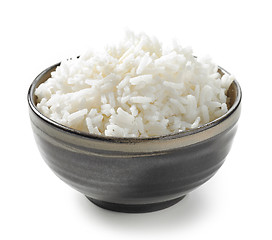 Image showing bowl of boiled rice