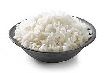 Image showing bowl of boiled rice