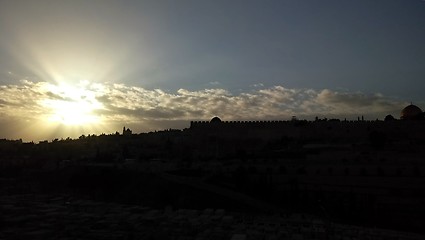 Image showing The wall of Jerusalem