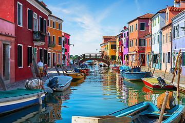 Image showing Traditional Burano architecture