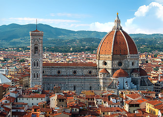 Image showing View on Florence cathedral